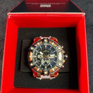 Invicta Bolt Surge Men’s Watch-52mm MOD-49806 Gold&Black Chrono LIMITED!!! (NWT)
